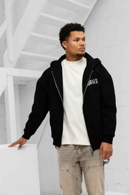 Equalité Oliver Oversized Full Zip Hoodie Zwart - Maat S - Kleur: Zwart | Soccerfanshop