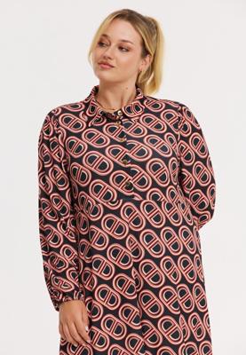 Yoek Jurk SYLVIE | Zwart | Maat 54/56 Yoek Jurk SYLVIE | Zwart | Maat 54/56