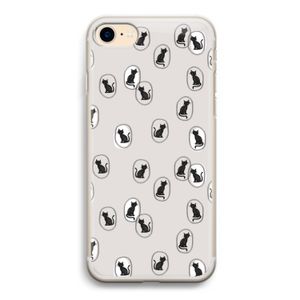 Miauw: iPhone 7 Transparant Hoesje