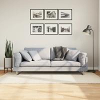 VidaXL Vloerkleed pamplona shaggy hoogpolig modern 100x200 cm crème