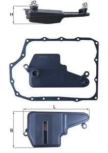 Hydraulische filter, automatische transmissie HX193D