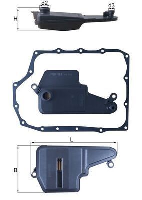 Hydraulische filter, automatische transmissie HX193D