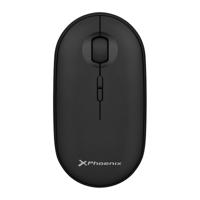 Draadloze optische muis Phoenix Zwart 1600 dpi (1 Stuks)