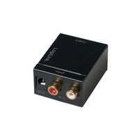 LogiLink CA0102 Toslink / Cinch Audio Adapter Zwart - thumbnail