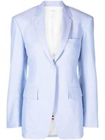 Thom Browne blazer à simple boutonnage - Bleu