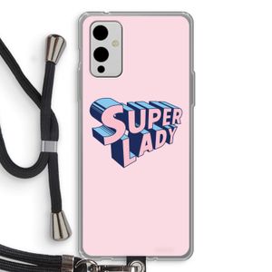 Superlady: OnePlus 9 Transparant Hoesje met koord