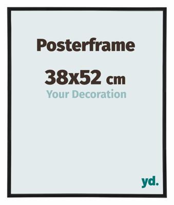 Posterlijst 38x52cm Zwart Mat Kunststof Paris