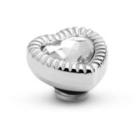 Melano Vivid Vintage Heart Steentje Crystal | Zilver