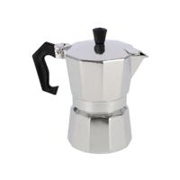 Percolator - 150 ml - voor 3 espresso - mokka / koffiemaker - aluminium - Koffiezetapparaat - Itali