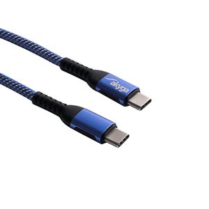 Akyga USB-kabel USB-C stekker, USB-C stekker 0.50 m Blauw AK-USB-36