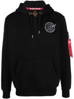 Alpha Industries hoodie à imprimé graphique - Noir - thumbnail