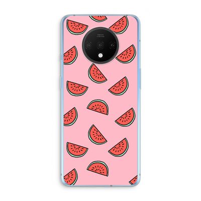 Watermeloen: OnePlus 7T Transparant Hoesje