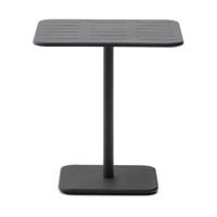 Kave Home Brai tuintafel 70x70 cm gegalvaniseerd Donkergrijs