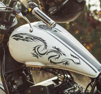 Draken vinyl zelfklevende motorfiets sticker