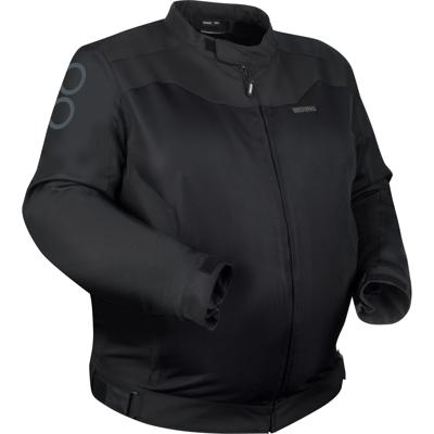BERING Alias King Size Jacket, Doorwaai motorjas heren, Zwart