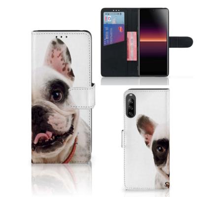 Sony Xperia L4 | Telefoonhoesje | Met pasjeshouder | Franse Bulldog