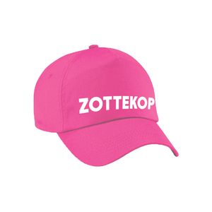 Zottekop fun pet roze voor volwassenen