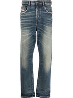 Diesel D-Viker gerafelde straight jeans - Blauw - thumbnail