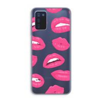 Bite my lip: Samsung Galaxy A03s Transparant Hoesje