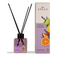 Air Space - Parfum - Geurstokjes - Huisgeur - Huisparfum - Citrus & Lavender - Vierkant - 100ml - thumbnail
