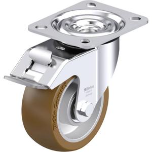 Blickle L-ALB 101K-FI Plaatstalen zwenkwiel Wieldiameter: 100 mm Draagvermogen (max.): 250 kg 1 stuk(s)
