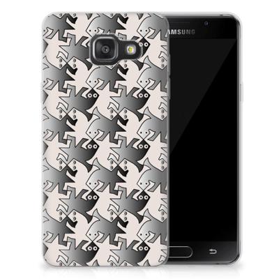 Samsung Galaxy A3 2016 | TPU Hoesje | Salamander Grey
