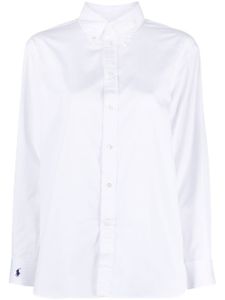 Polo Ralph Lauren chemise boutonnée à manches longues - Blanc