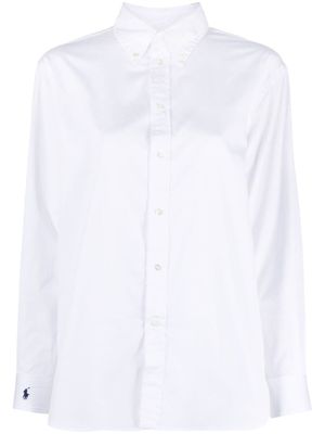 Polo Ralph Lauren chemise boutonnée à manches longues - Blanc