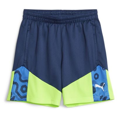PUMA Trainingsshorts IndividualCUP Gear Up - Persian Blue/Groen Kids PUMA Trainingsshorts IndividualCUP Gear Up - Persian Blue/Groen Kids