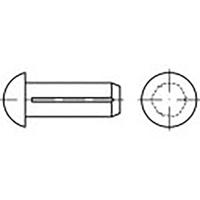 TOOLCRAFT TO-6865887 Halfronde kerfnagel Staal 5000 stuk(s)