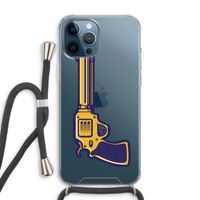 Pew Pew Pew: iPhone 12 Pro Max Transparant Hoesje met koord