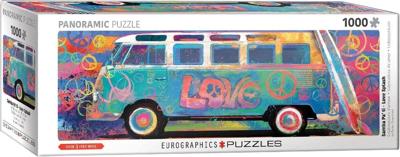 Samba Pa' Ti - Love Bus VW Panorama Puzzel 1000 Stukjes Samba Pa' Ti - Love Bus VW Panorama Puzzel 1000 Stukjes