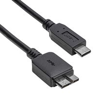 Akyga AK-USB-44 USB-kabel 1 m USB 3.2 Gen 1 (3.1 Gen 1) USB C Micro-USB B Zwart - thumbnail