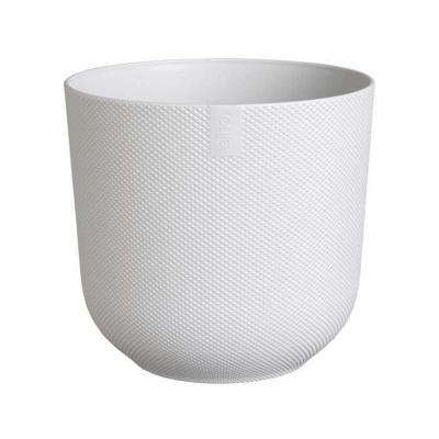 Bloempot - Elho - Jazz Rond - Wit - Ø 26 x H 24 cm - Binnen - 100% gerecycled