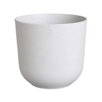 Bloempot - Elho - Jazz Rond - Wit - Ø 26 x H 24 cm - Binnen - 100% gerecycled