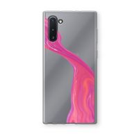 Paarse stroom: Samsung Galaxy Note 10 Transparant Hoesje Paarse stroom: Samsung Galaxy Note 10 Transparant Hoesje