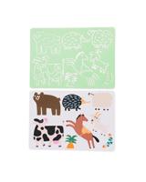 HEMA Sjabloon 26.5x20.5cm kunststof dieren