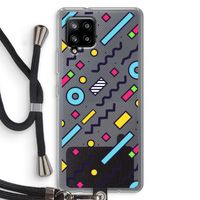 8-bit N°8: Samsung Galaxy A42 5G Transparant Hoesje met koord