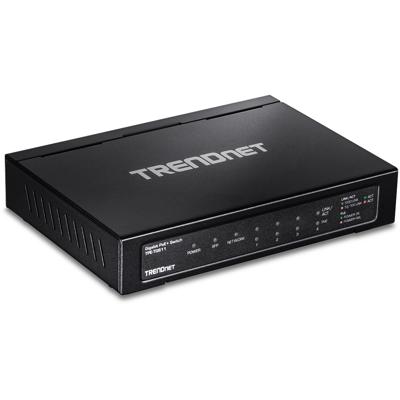 Trendnet TPE-TG611 netwerk-switch Gigabit Ethernet (10/100/1000) Zwart Power over Ethernet (PoE)