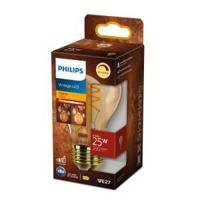 Philips LED GLS E27 4-25W 2000K filament gold dimbaar blister - 5102516