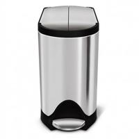 Simplehuman Butterfly Pedaalemmer 10 Liter Vingerafdrukvrij