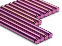 Titanium suspension shaft set (purple/rs4 pro 2)