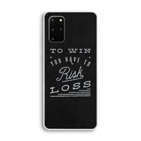 Risk loss: Samsung Galaxy S20 Plus Transparant Hoesje