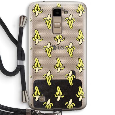 Bananas: LG K10 (2016) Transparant Hoesje met koord