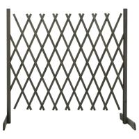VidaXL Tuinlatwerk 180x100 cm massief vurenhout grijs