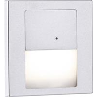 Paulmann 80003 Tsaro eckig 80x36mm 1W 80lm 230V 2700K Wandinbouwarmatuur LED 1 W Chroom (mat)