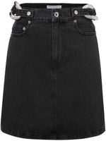 JW Anderson jupe mi-longue en jean - Noir