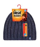 Heat Holders Mens cable hat navy one size Heat Holders Mens cable hat navy one size