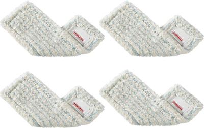 Leifheit Profi Overtrek Vloerwisser XL 42 cm Gevouwen Cotton Plus Set van 4