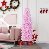 180 cm Hoge Verlichte Kunstkerstboom Scharnierende Vakantieboom met 475 Takpunten 250 Koelwitte LED-Verlichting Slanke Kerstboom